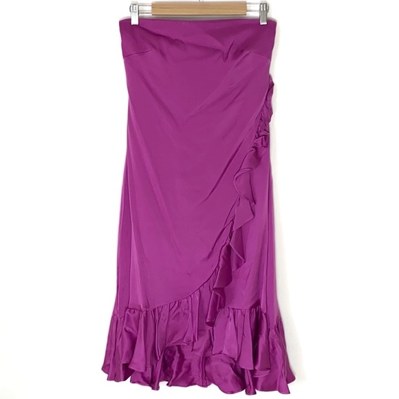 Banana Republic Dresses & Skirts - Banana Republic strapless silk ruffle dress 4